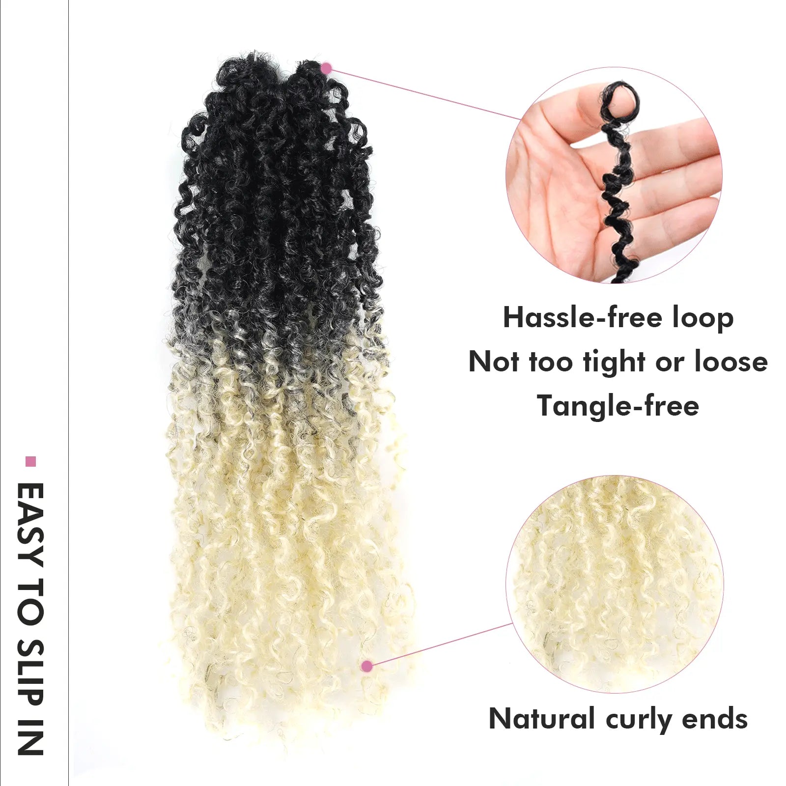 1 Pack YT | Toyotress® Yanky Twist Pre Looped Mini Passion Twist Short Passion Twist Crochet Braids Synthetic Hair Extensions Toyotress